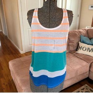 Striped tanktop colorful tank top